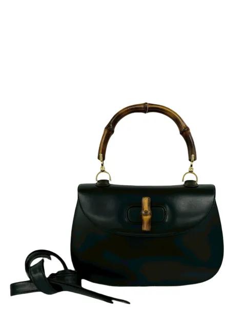 20th Century Calfskin Bamboo Night satchel by GUCCI 