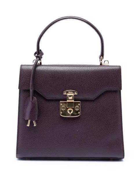 20th Century Calfskin Lady Lock satchel by GUCCI 