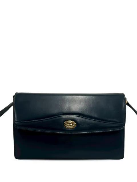 20th Century Leather Flap crossbody bag by GUCCI 
