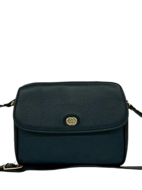 20th Century Leather Interlocking G crossbody bag by GUCCI 