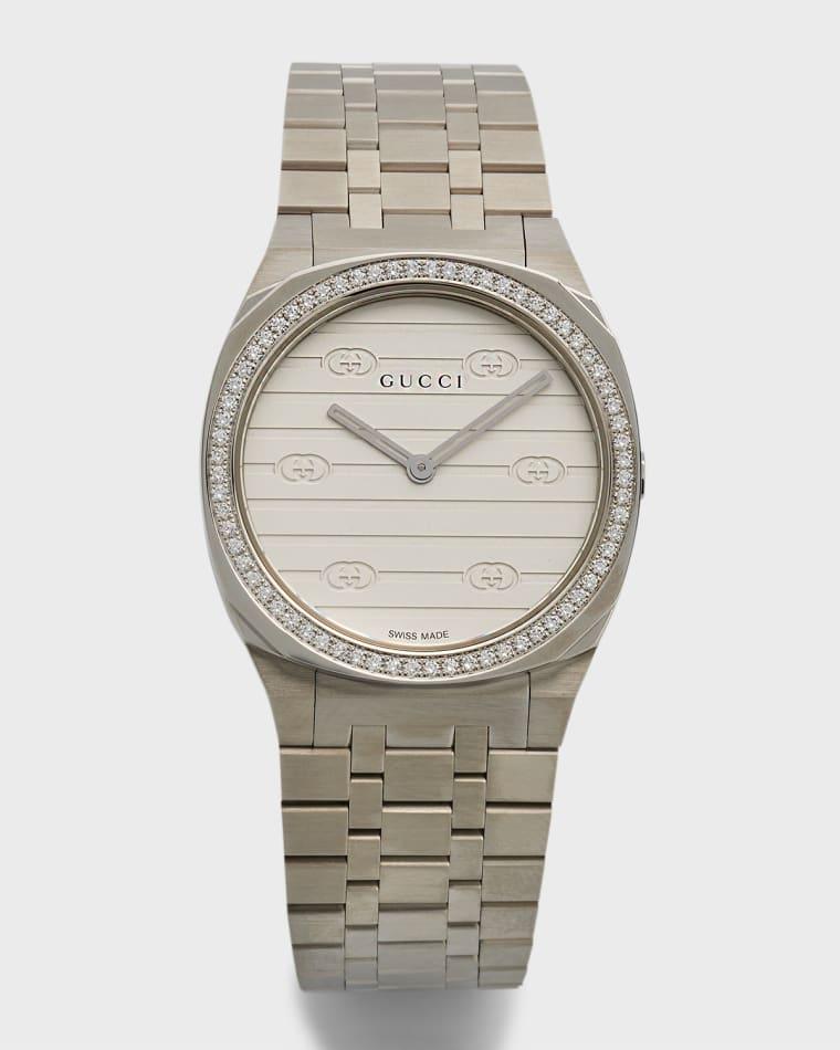 30mm 25H GG Bracelet Watch by GUCCI