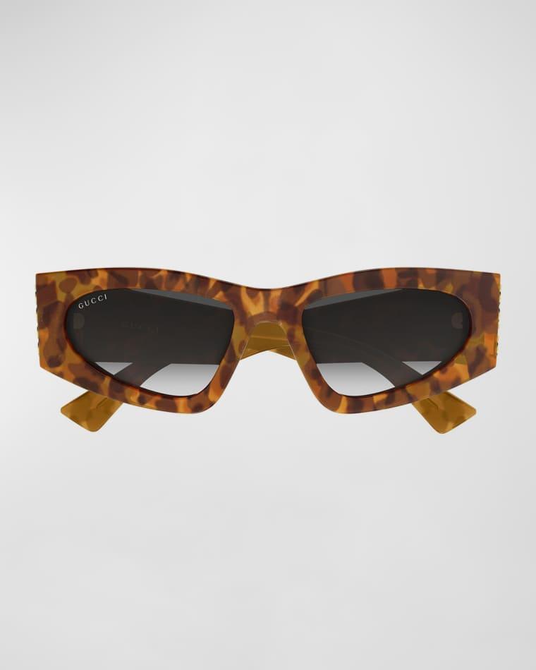 54mm Acetate Cat-Eye Sunglasses by GUCCI