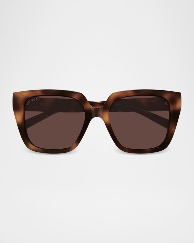54mm Acetate Square Sunglasses by GUCCI
