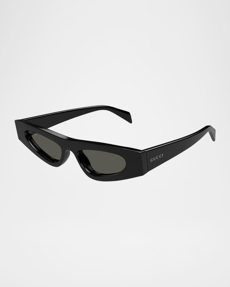 Acetate Cat-Eye Sunglasses by GUCCI