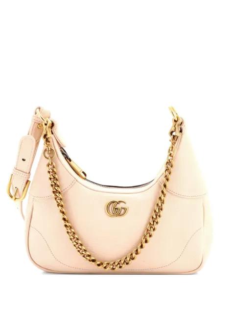Aphrodite Zip Shoulder Bag Leather Small hobo bag by GUCCI 