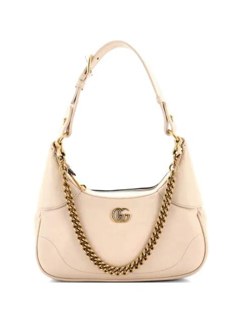 Aphrodite Zip Shoulder Bag Leather Small hobo bag by GUCCI 