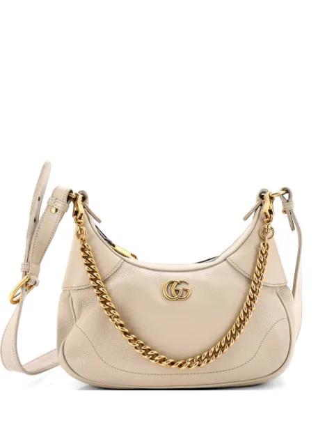 Aphrodite Zip Shoulder Bag Leather Small hobo bag by GUCCI 