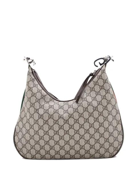 Attache Shoulder Bag GG Coated Canvas Medium hobo bag by GUCCI 