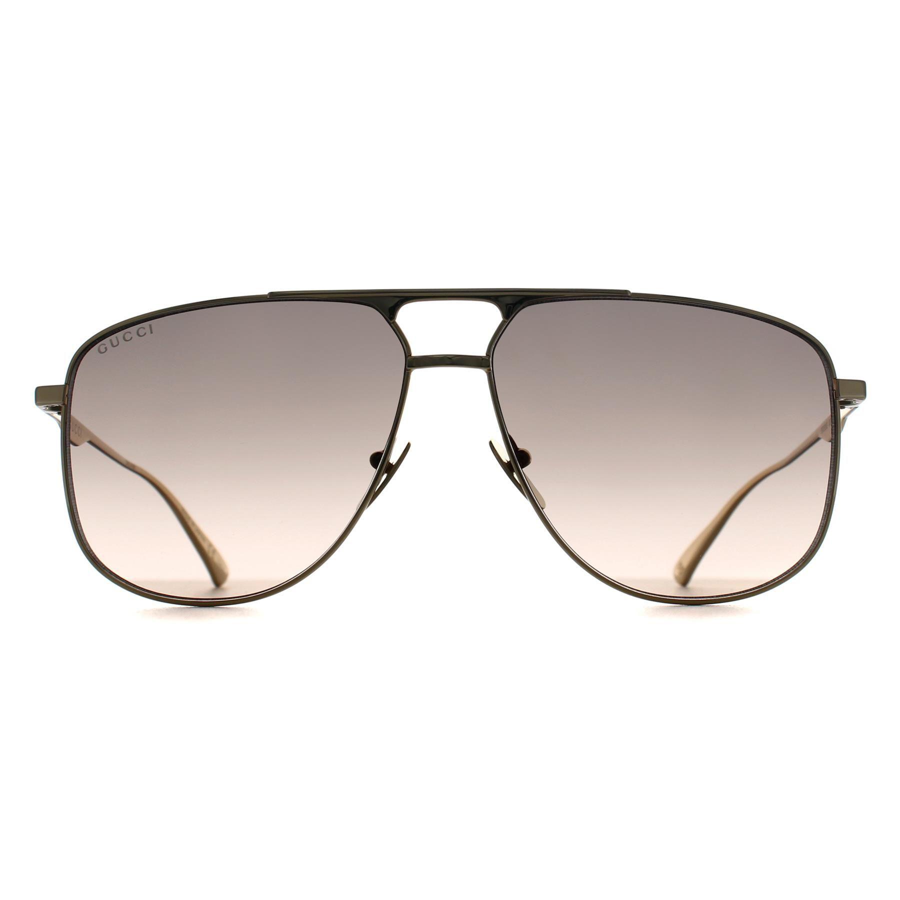 Aviator Gold Brown Gradient GG0336S by GUCCI