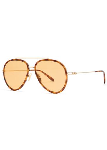 Aviator-style sunglasses by GUCCI