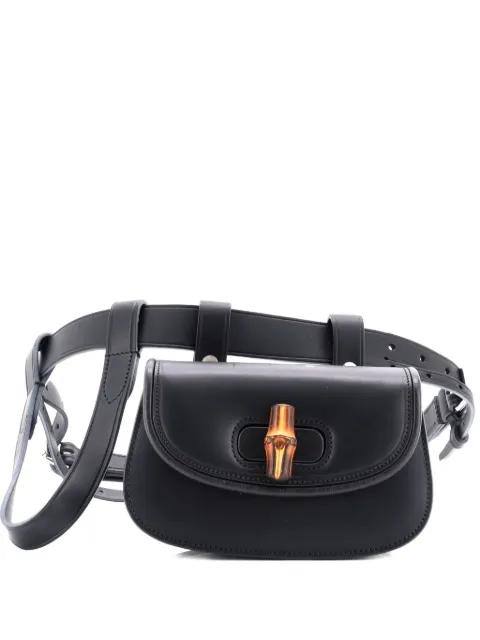 Bamboo 1947 Leather Mini belt bag by GUCCI 