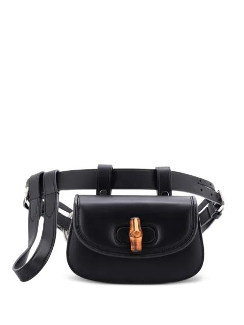 Bamboo 1947 Leather Mini belt bag by GUCCI 
