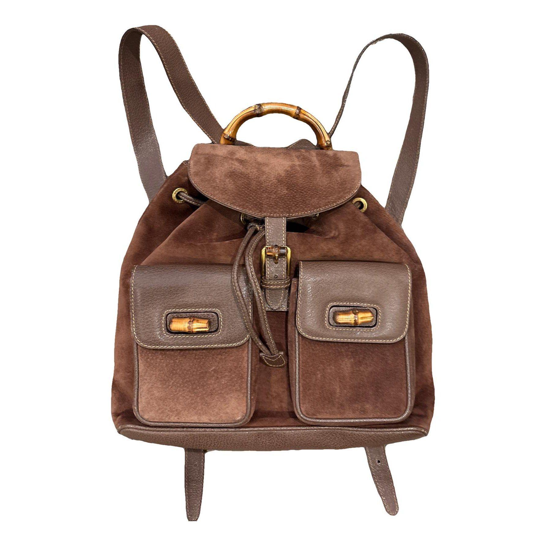 Bamboo Tassel Oval backpack by GUCCI
