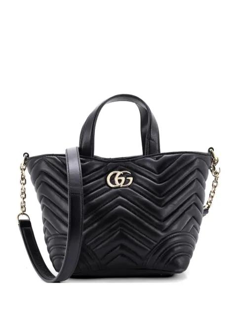 Betty Convertible Matelasse Leather Small tote bag by GUCCI 