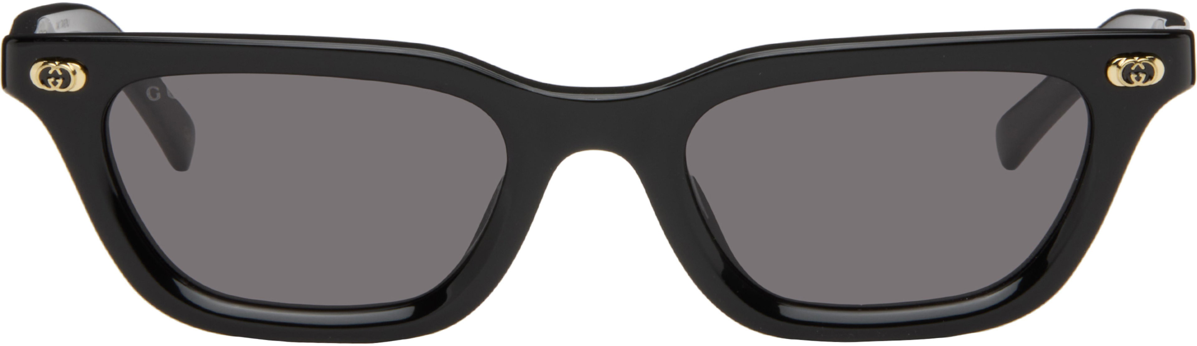 Black Cat Eye Frame Sunglasses by GUCCI