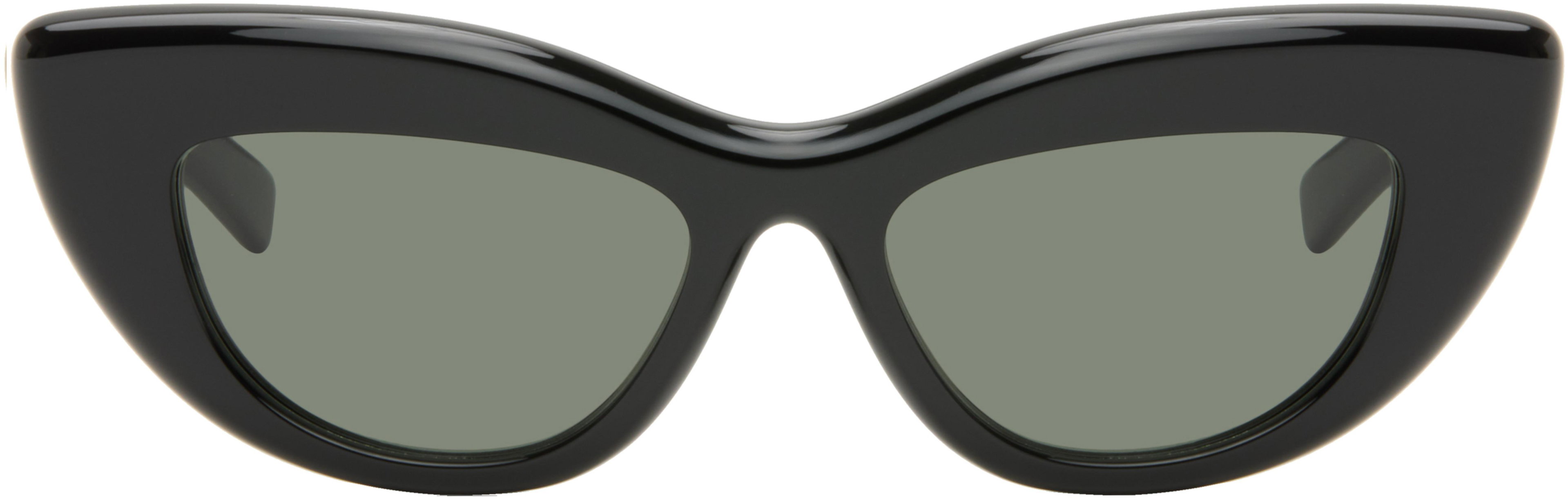 Black Cat-Eye Frame Sunglasses by GUCCI