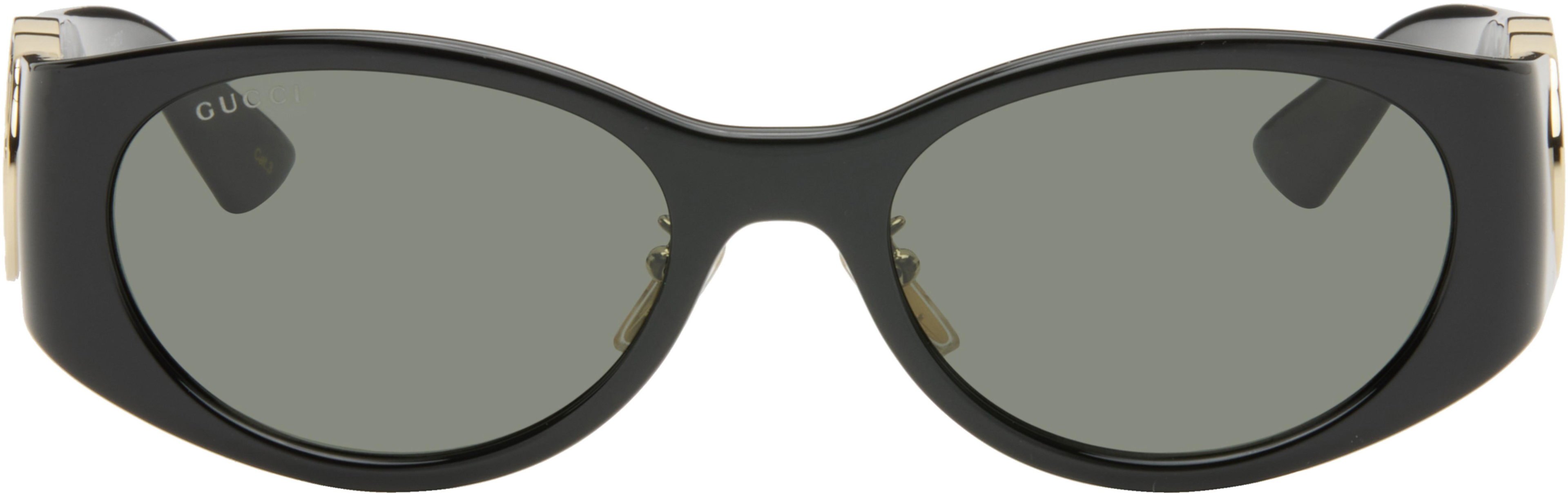 Black Hailey Sunglasses by GUCCI