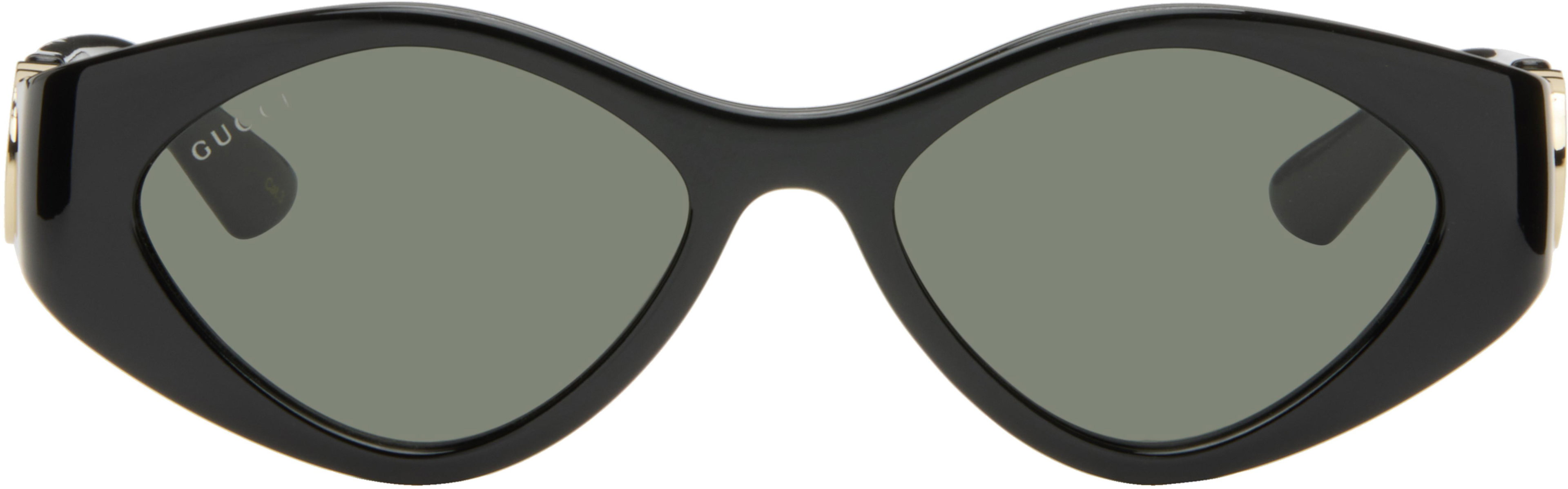 Black Hailey Sunglasses by GUCCI