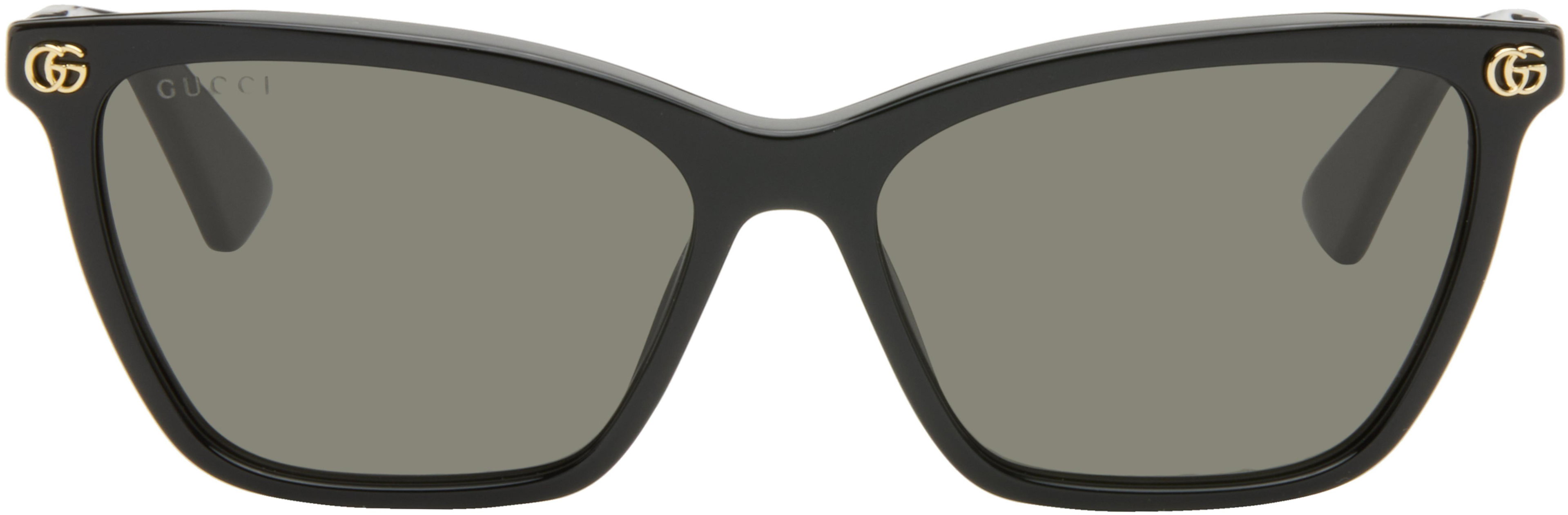 Black Light Acetate Sunglasses by GUCCI