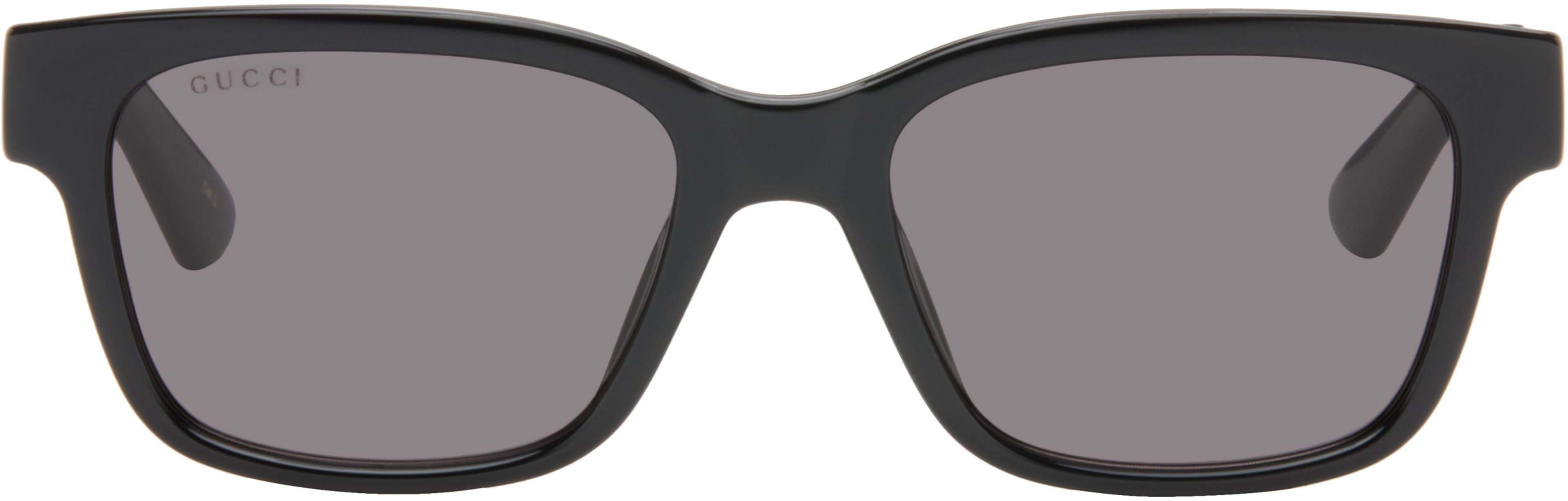 Black Minimal Sunglasses by GUCCI