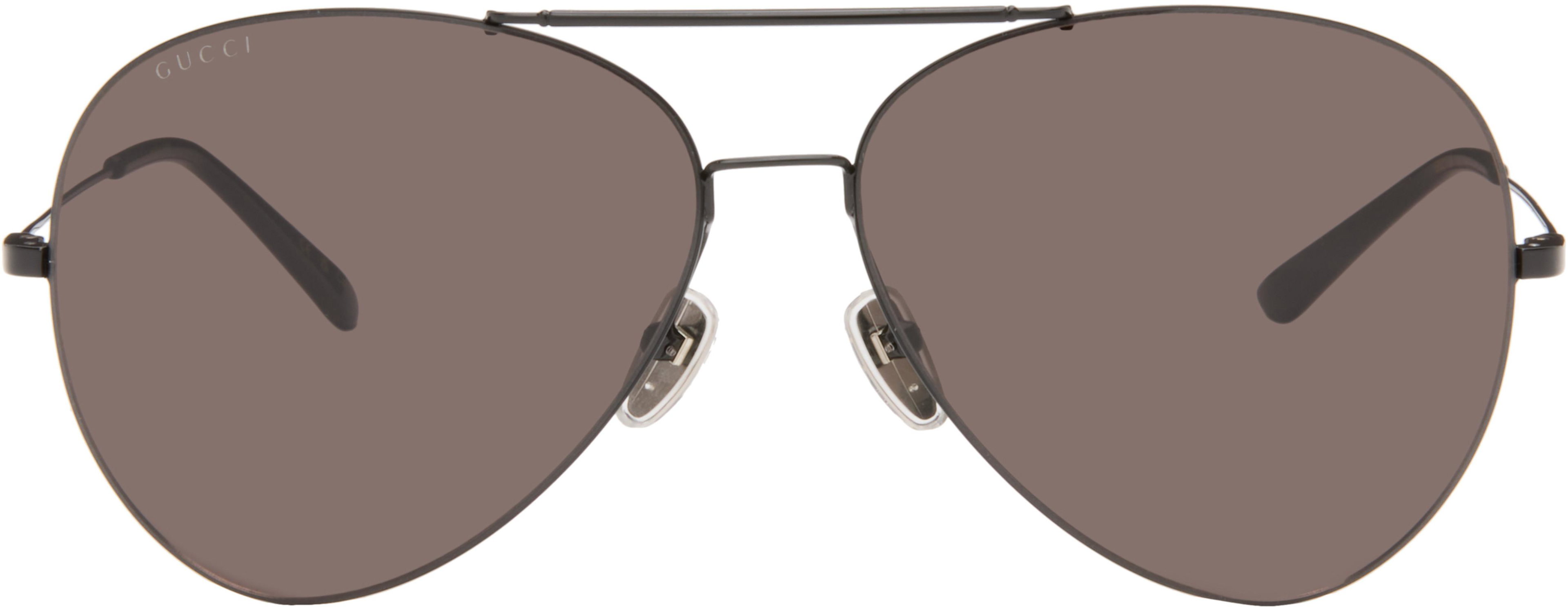 Black Sign Sunglasses by GUCCI