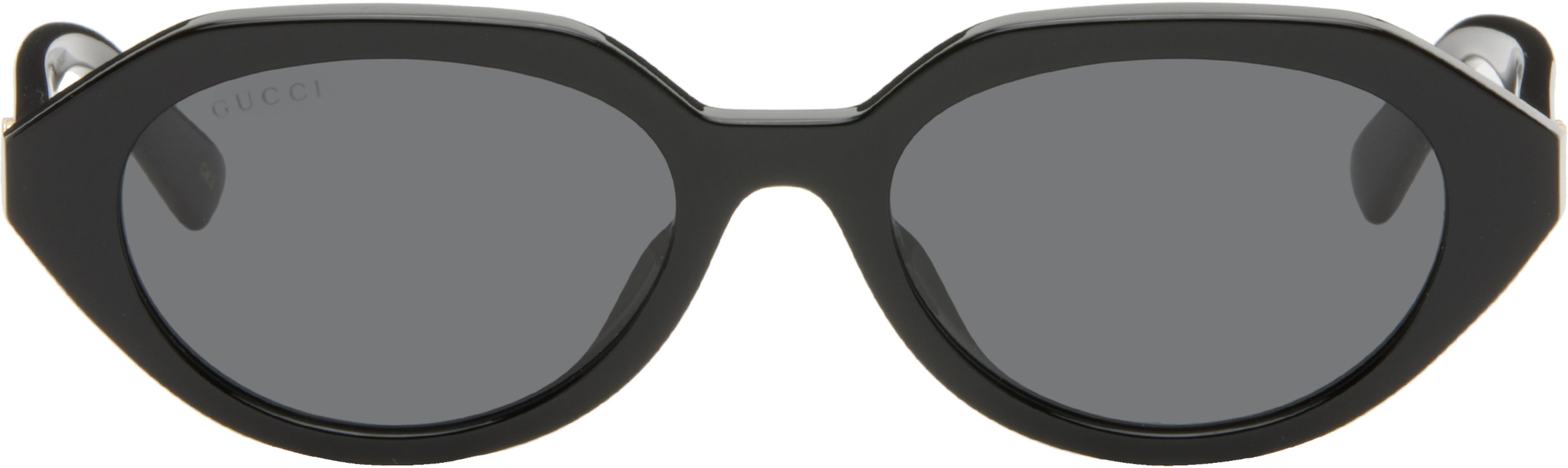 Black Simple Fit Sunglasses by GUCCI