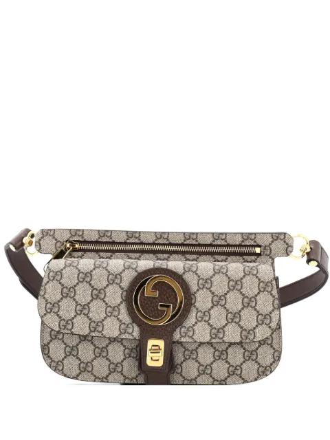 Blondie Flap Pocket GG Coated Canvas belt bag by GUCCI 