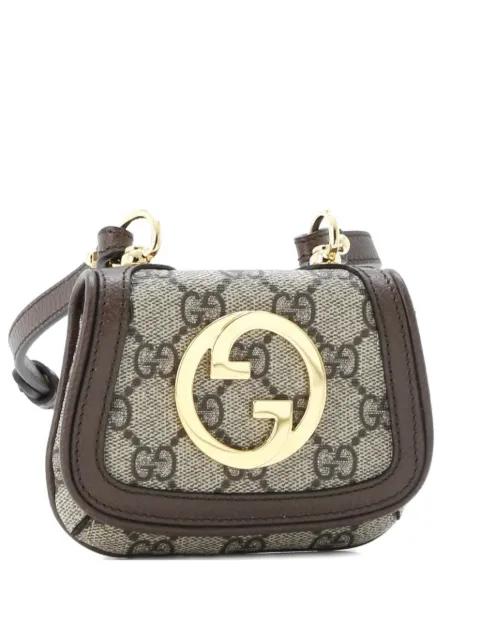 Blondie NM Card Case Wallet with Strap GG Coated Canvas crossbody bag by GUCCI Blondie NM Card Case Wallet with Strap GG Coated Canvas crossbody bag by GUCCI