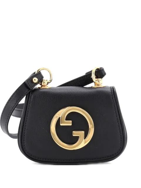 Blondie NM Card Case Wallet with Strap Leather crossbody bag by GUCCI 
