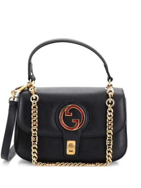 Blondie NM Chain Top Handle Bag Leather Small satchel by GUCCI 