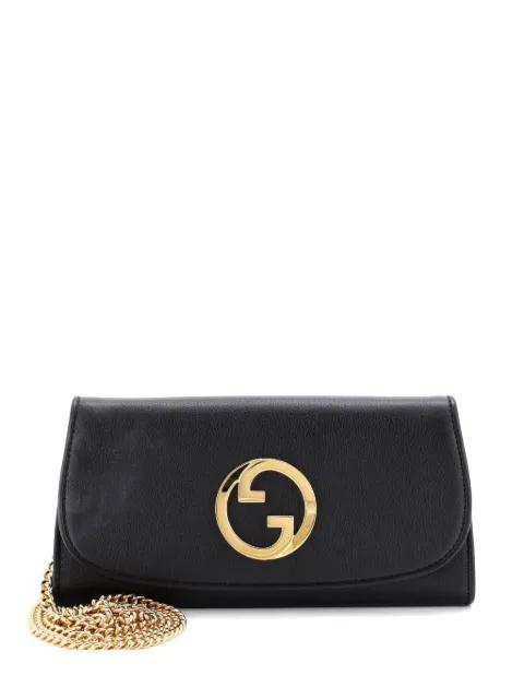 Blondie NM Continental Chain Wallet Leather crossbody bag by GUCCI 