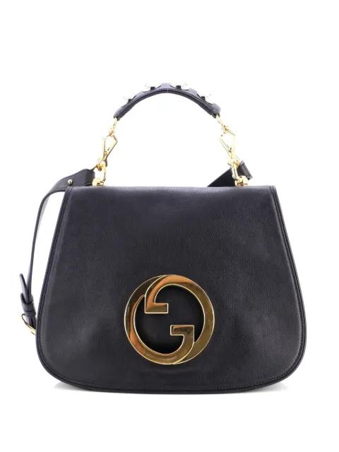 Blondie NM Handle Bag Leather Medium crossbody bag by GUCCI 