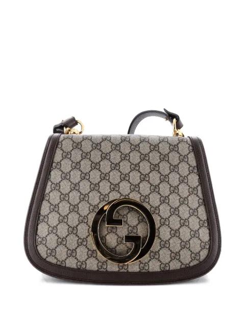 Blondie NM Top Handle Bag GG Coated Canvas Medium satchel by GUCCI 