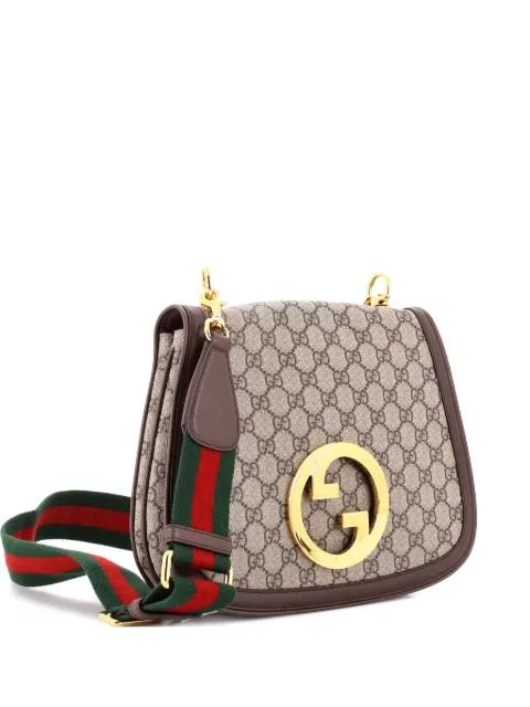 Blondie NM Top Handle Bag GG Coated Canvas Medium satchel by GUCCI 