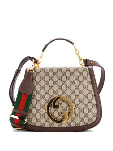 Blondie NM Top Handle Bag GG Coated Canvas Medium satchel by GUCCI 