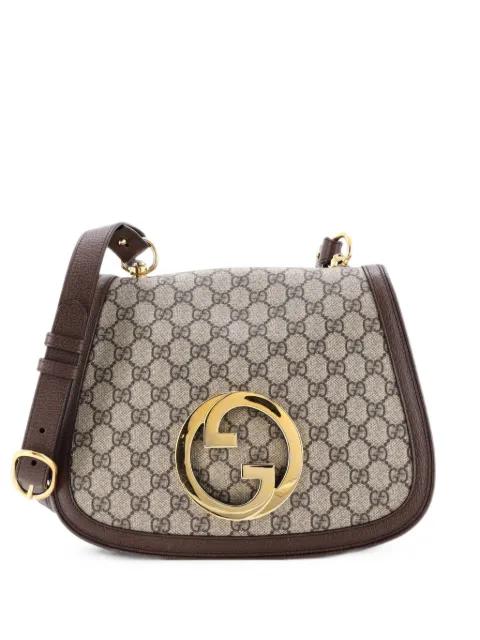 Blondie NM Top Handle Bag GG Coated Canvas Medium satchel by GUCCI 