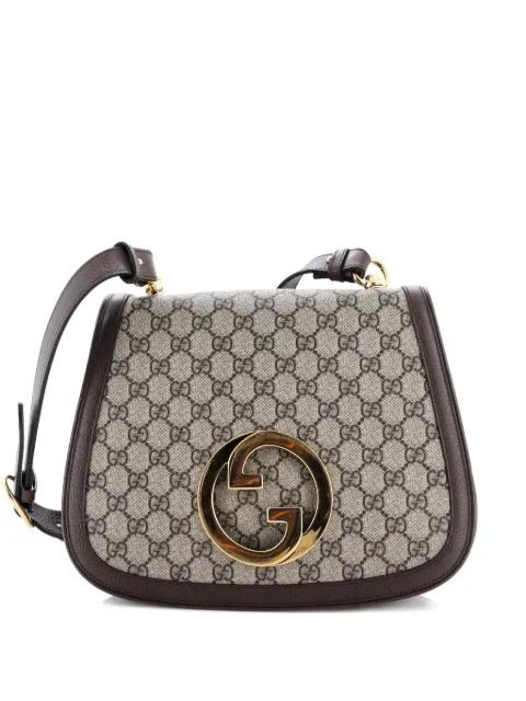 Blondie NM Top Handle Bag GG Coated Canvas Medium satchel by GUCCI 
