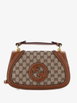 Blondie NM Top Handle Bag GG Coated Canvas with Leather Medium shoulder bag by GUCCI Blondie NM Top Handle Bag GG Coated Canvas with Leather Medium shoulder bag by GUCCI