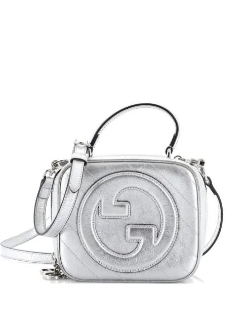 Blondie NM Top Handle Shoulder Bag Diagonal Quilted Leather satchel by GUCCI 
