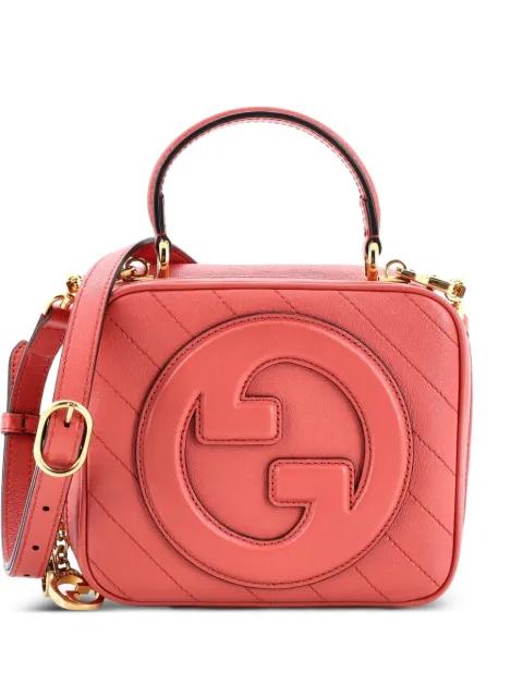 Blondie NM Top Handle Shoulder Bag Diagonal Quilted Leather satchel by GUCCI 