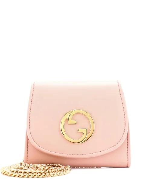 Blondie NM Wallet on Chain Leather Medium crossbody bag by GUCCI 
