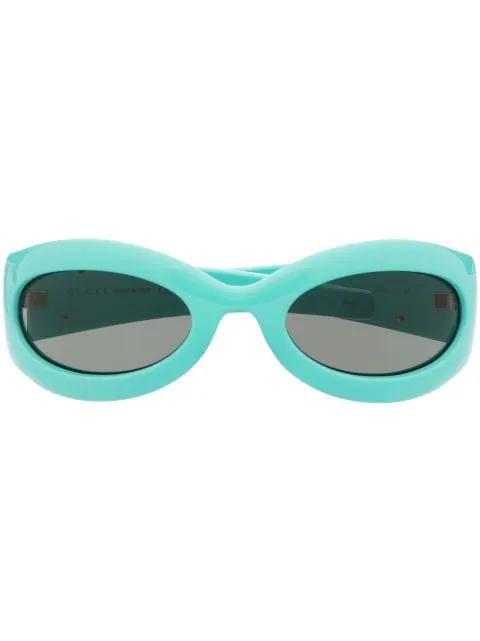 Blondie geometric-frame sunglasses by GUCCI