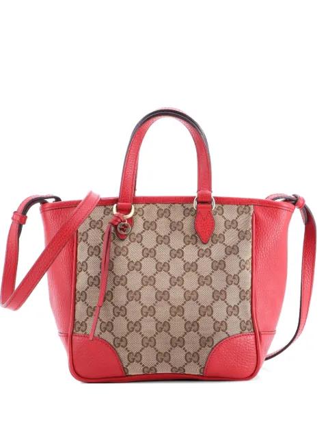 Bree Convertible Tote GG Canvas with Leather Small crossbody bag by GUCCI 