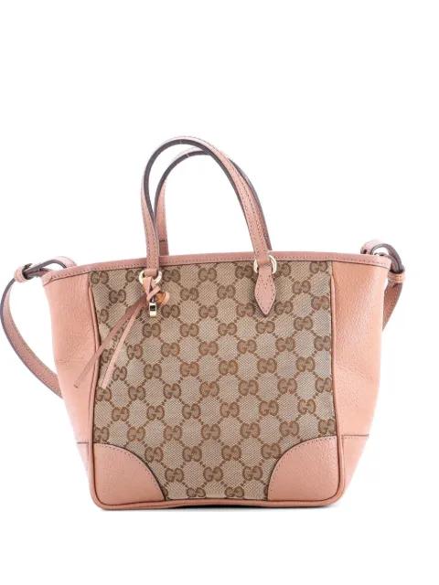 Bree Convertible Tote GG Canvas with Leather Small crossbody bag by GUCCI 