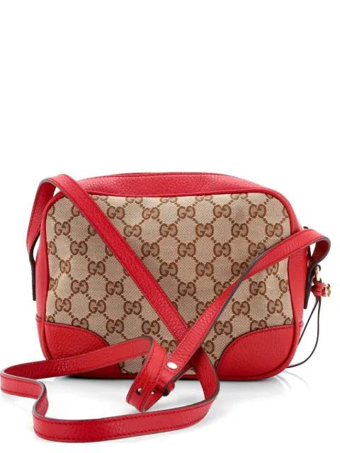 Bree Disco GG Canvas with Leather Mini crossbody bag by GUCCI 