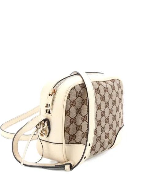 Bree Disco GG Canvas with Leather Mini crossbody bag by GUCCI 