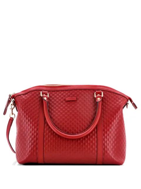 Britt Convertible Dome Microguccissima Leather Medium satchel by GUCCI 