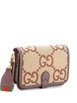 Buckle Messenger Bag Jumbo GG Canvas Small crossbody bag by GUCCI 