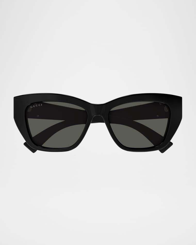 Cat-Eye Acetate Sunglasses by GUCCI
