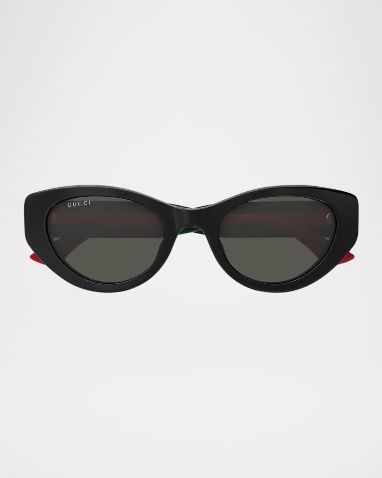 Cat-Eye Recycled Acetate Sunglasses by GUCCI